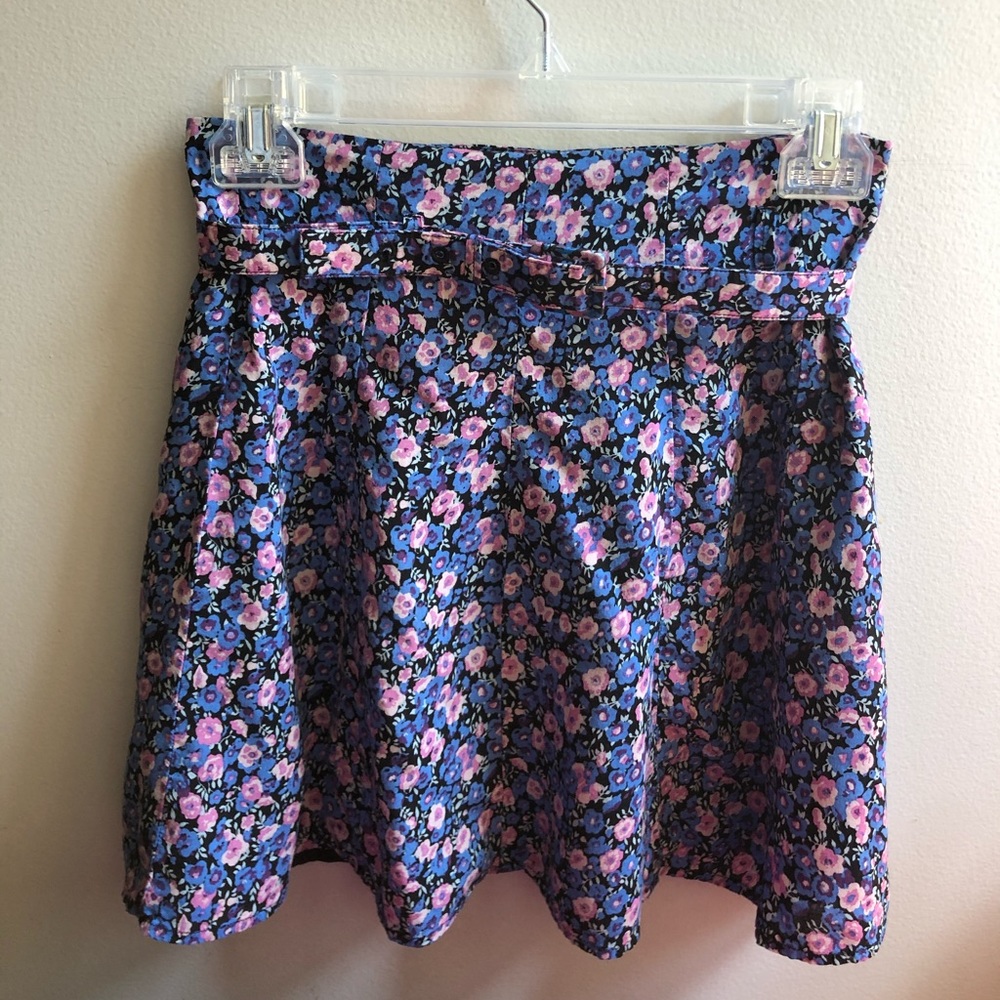 kimchi blue floral mini skirt